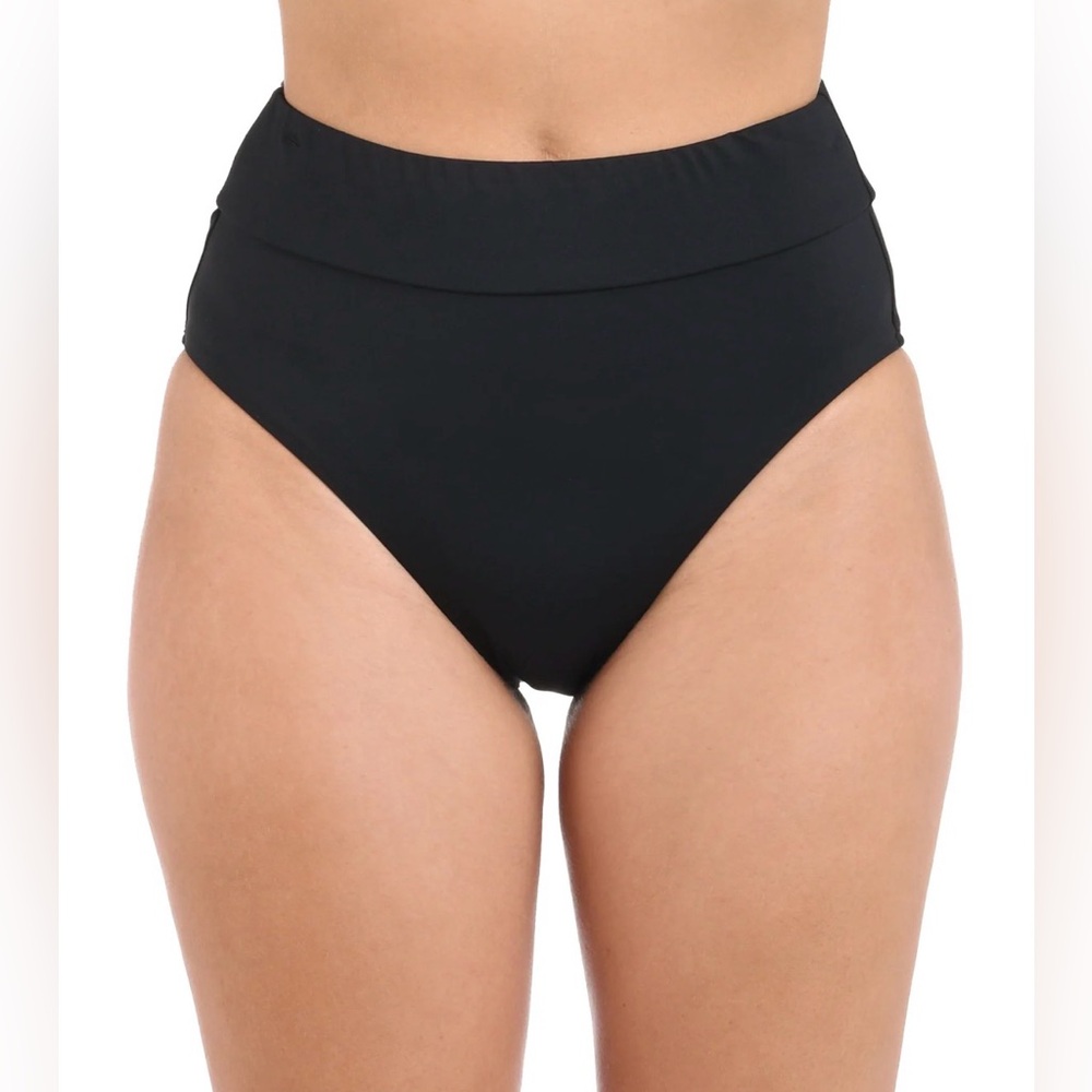 NWT La Blanca Island Goddess Cinch Back High Waist Bottom Size 10